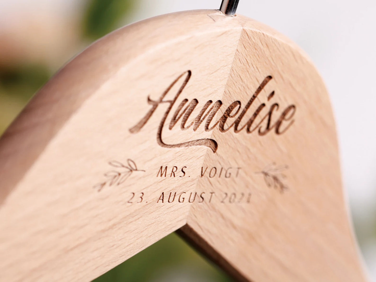 Personalisierte Kleiderbügel