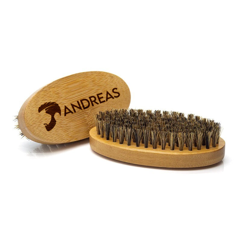 Personalisierte Bartbürste aus Holz