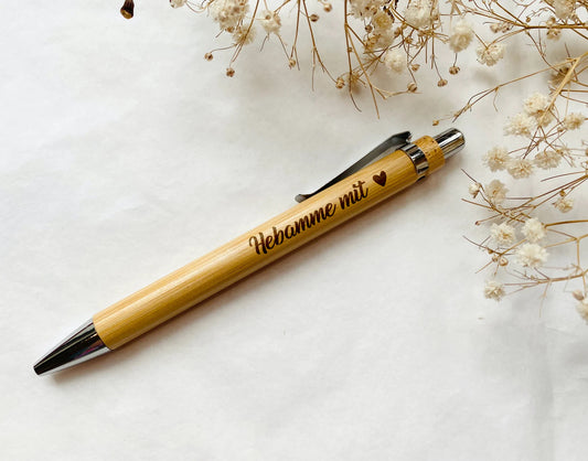 Personalisierter Kugelschreiber aus Holz